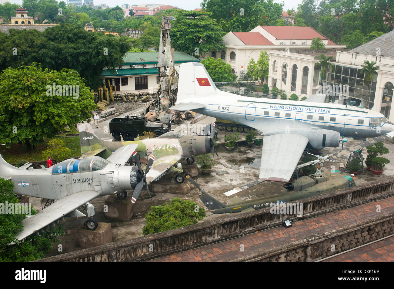 Hanoi, Vietnam - Museo di Storia Militare Foto Stock