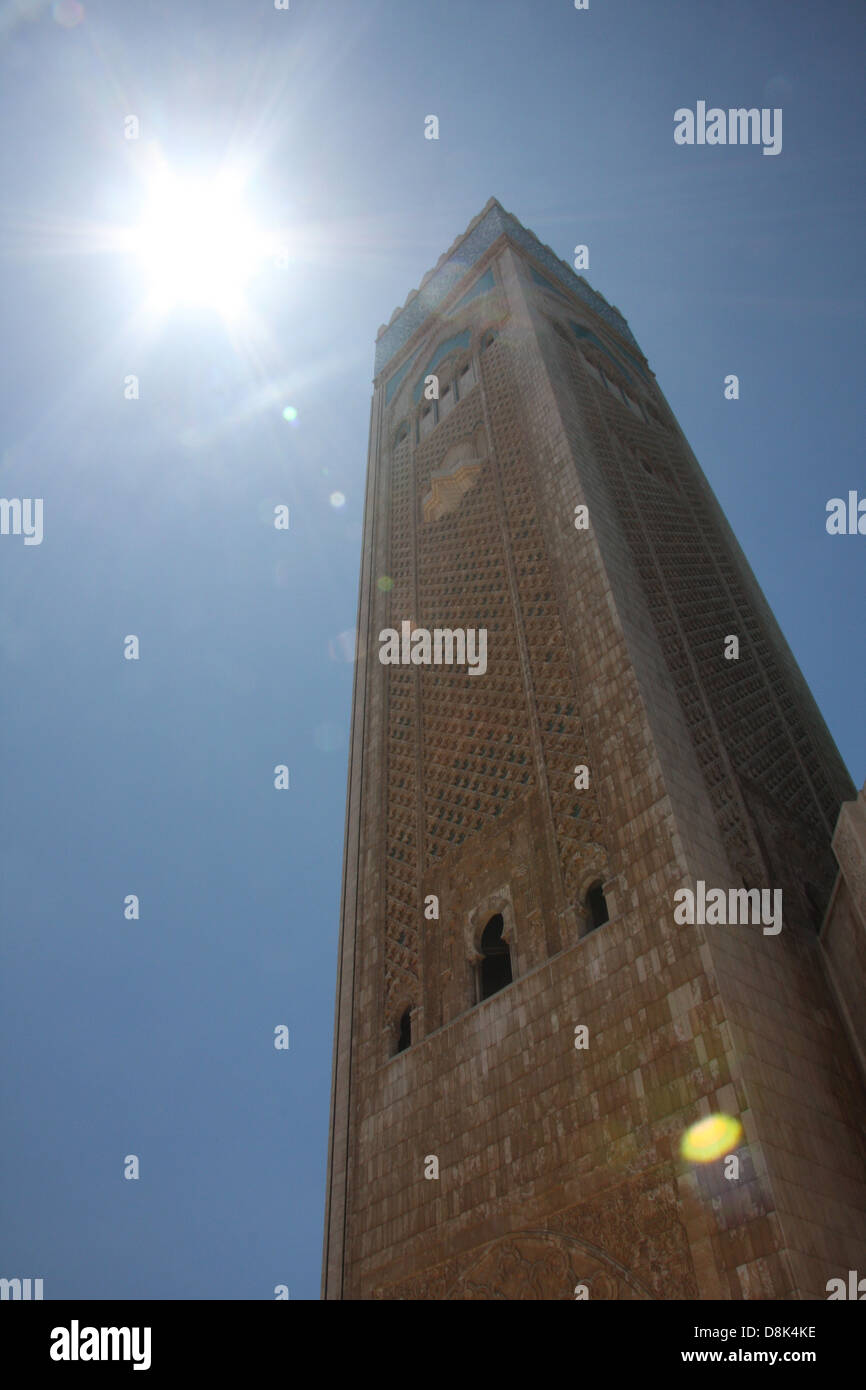 Moschea di Hassan II a Casablanca Foto Stock