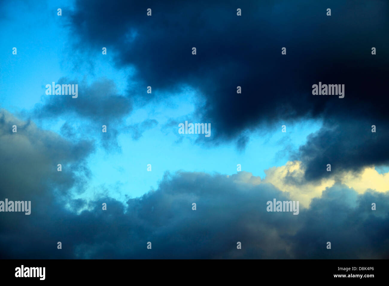 Sky, raccolta nubi, cloud, cieli, meteorologia, stormy Foto Stock