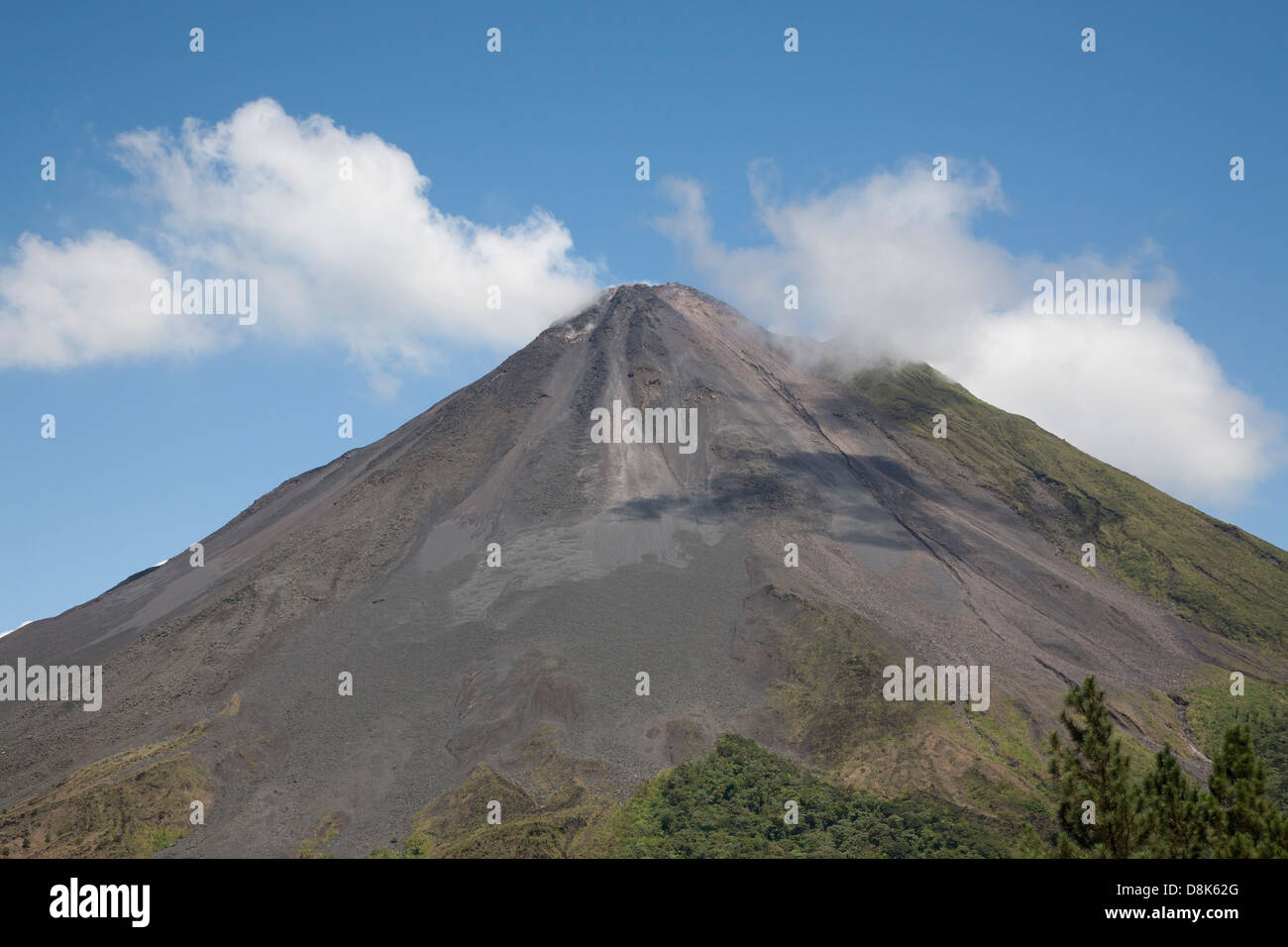 Il Vulcano Arenal, La Fortuna, Costa Rica Foto Stock