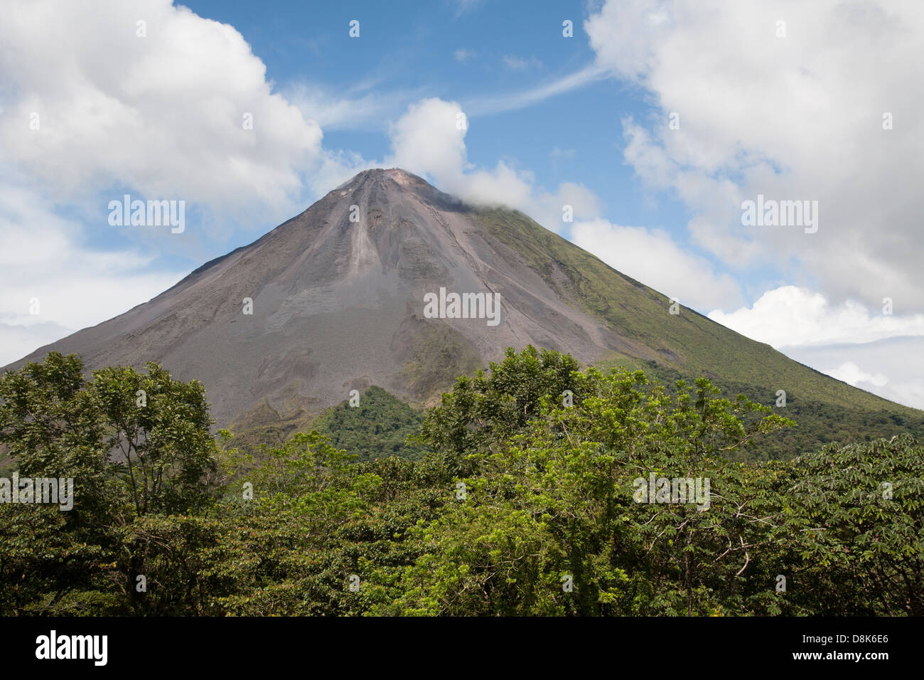 Il Vulcano Arenal, La Fortuna, Costa Rica Foto Stock