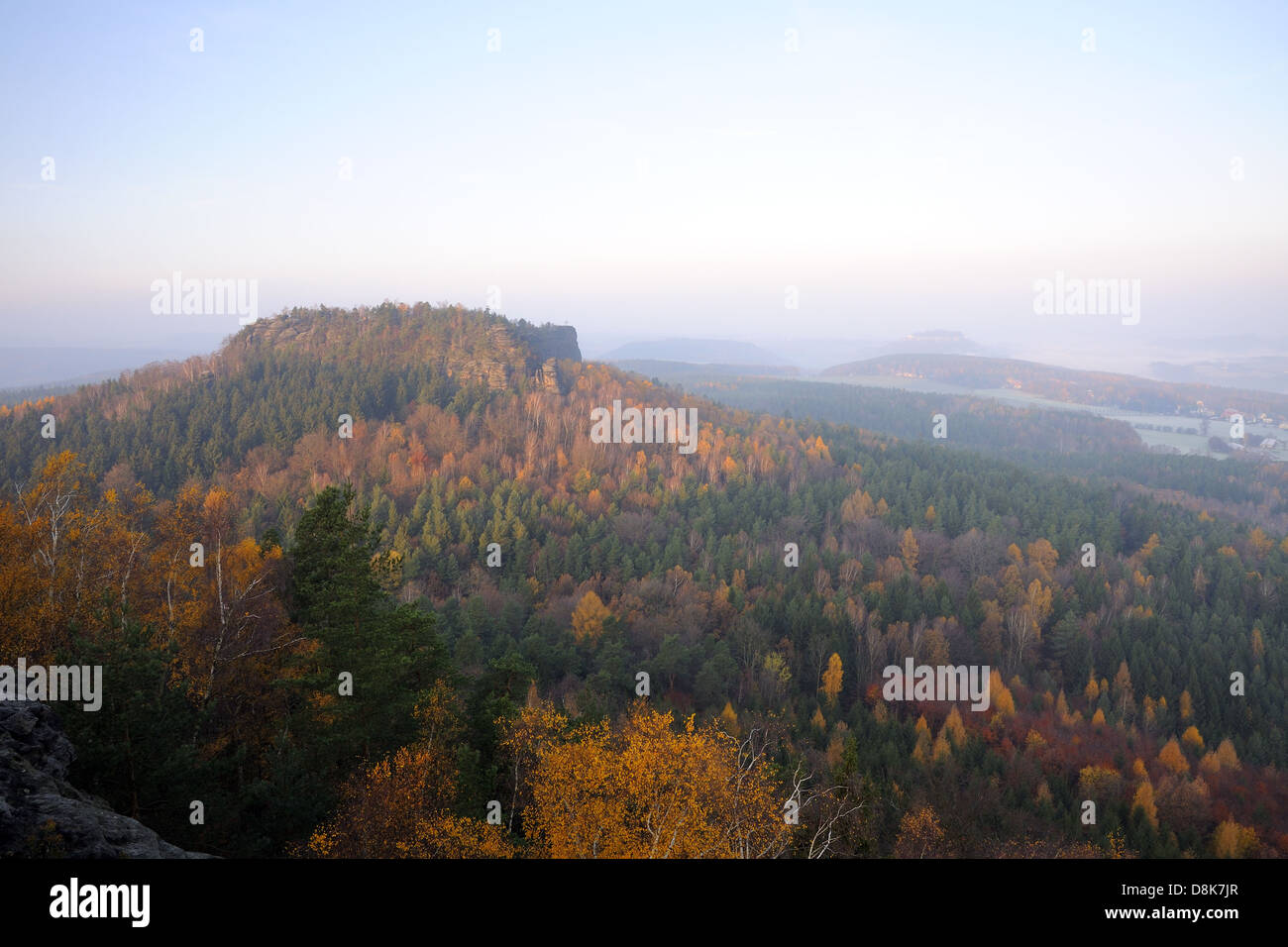 Parco nazionale di Svizzera sassone Foto Stock