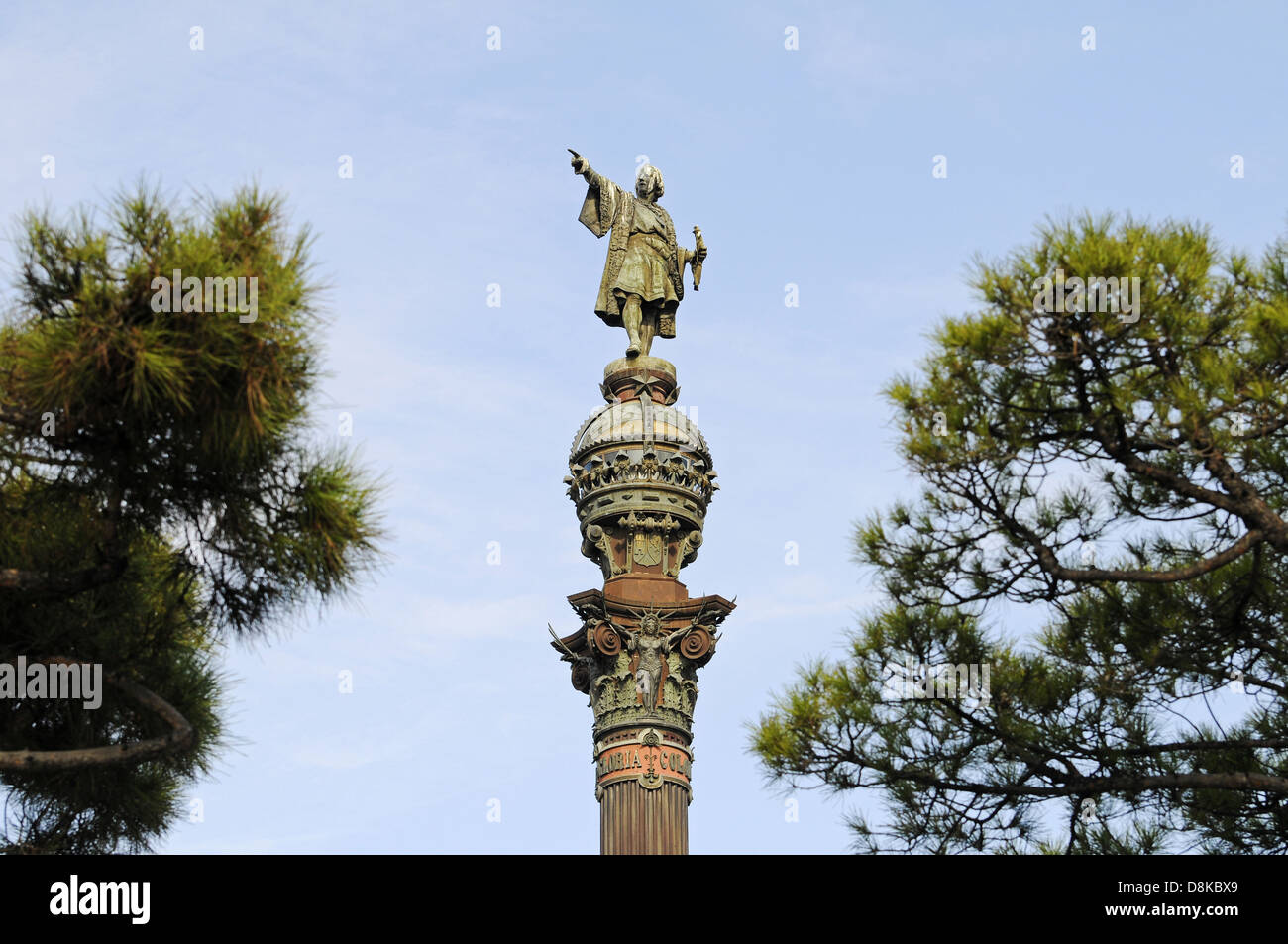 Colonna di Colombo Foto Stock