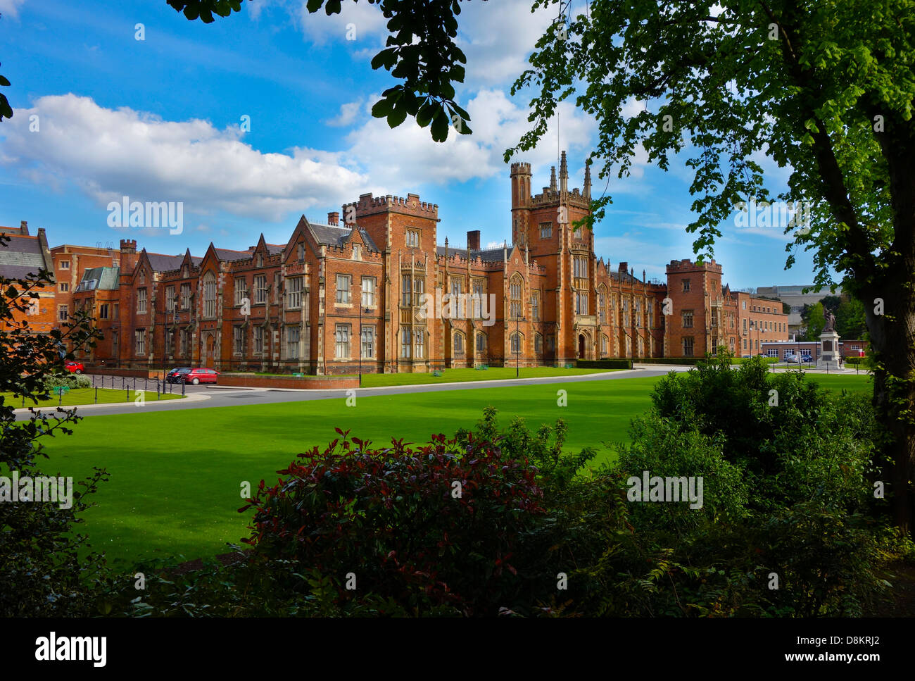 Queens University di Belfast Lanyon Building Foto Stock