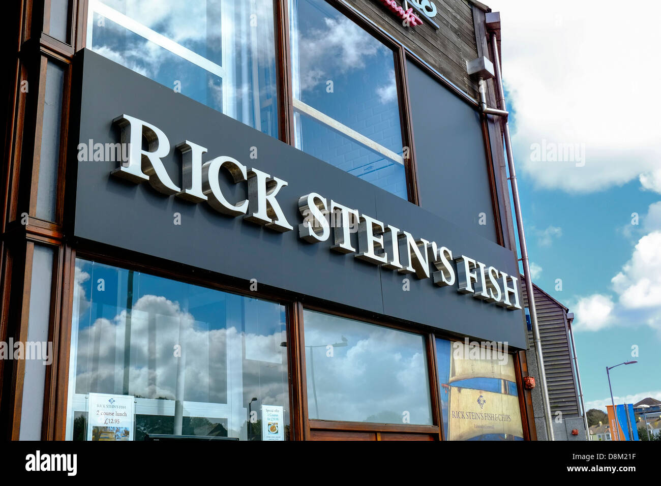 Rick Stein pesce e Chip Shop in Falmouth. Foto Stock