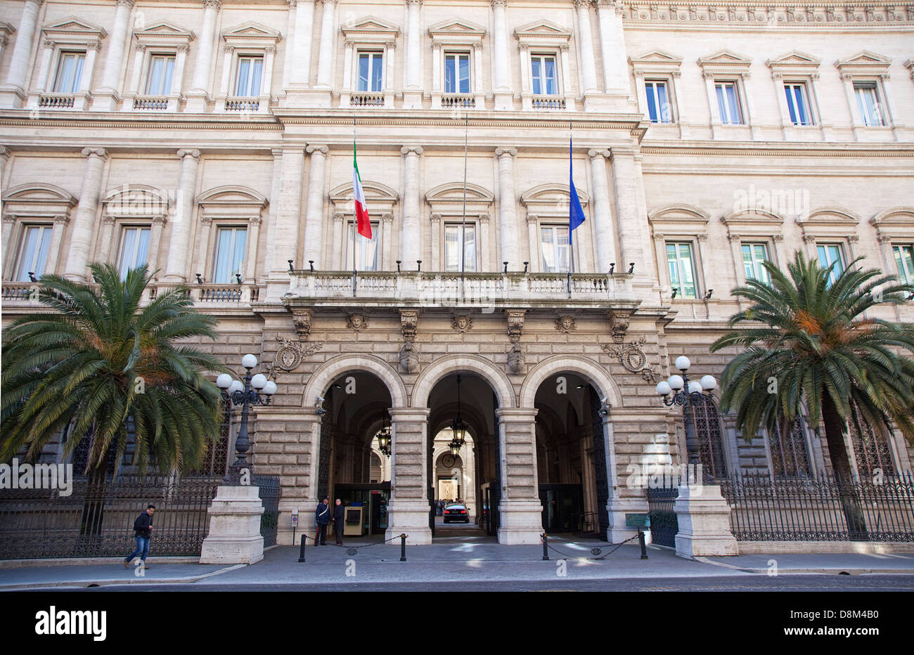 Italia Lazio Roma, Palazzo Koch home la Banca d'Italia in Via Nazionale. Foto Stock