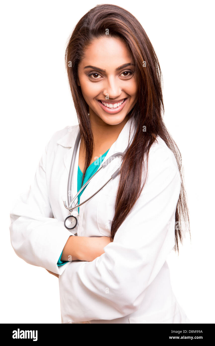 Bella medico etnica Foto Stock