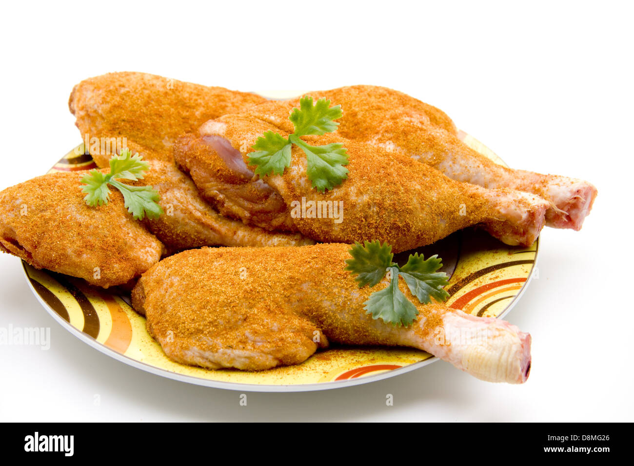 Coscia di pollo Foto Stock