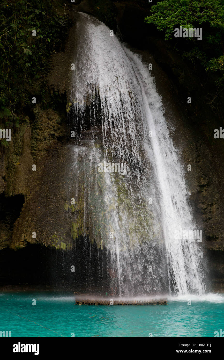 Le Cascate di Kawasan in Badiana a Cebu, Filippine Foto Stock