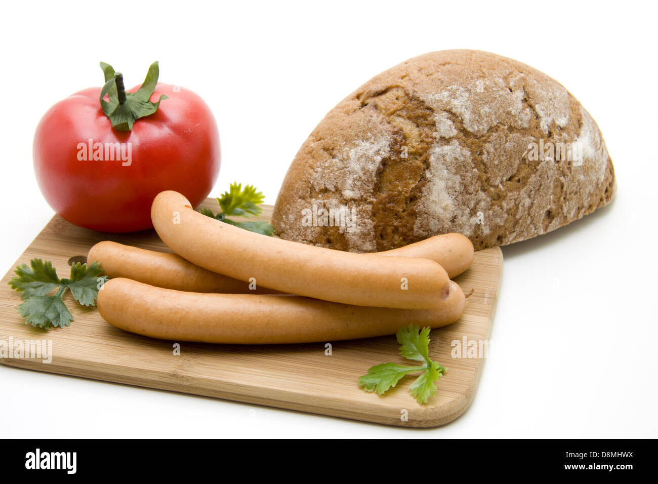 Salsiccia di carne Foto Stock