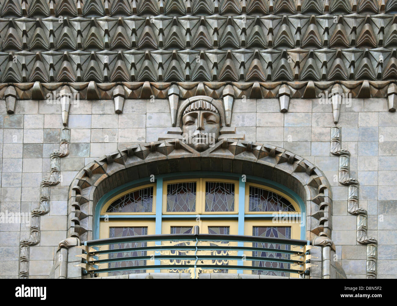 Paesi Bassi, Amsterdam, architettura, dettaglio, finestra Foto Stock