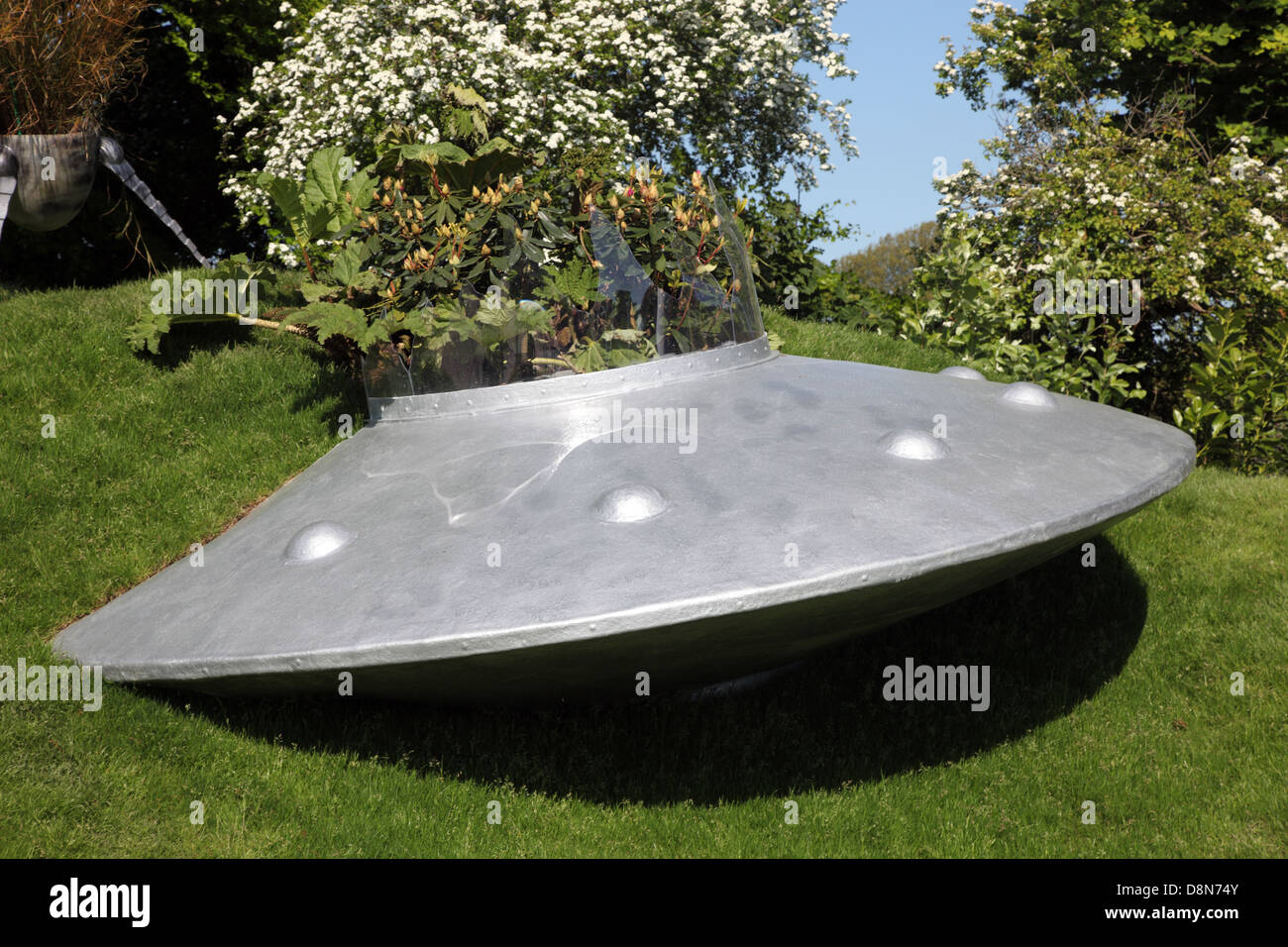 Flying Saucer Garden includono Foto Stock