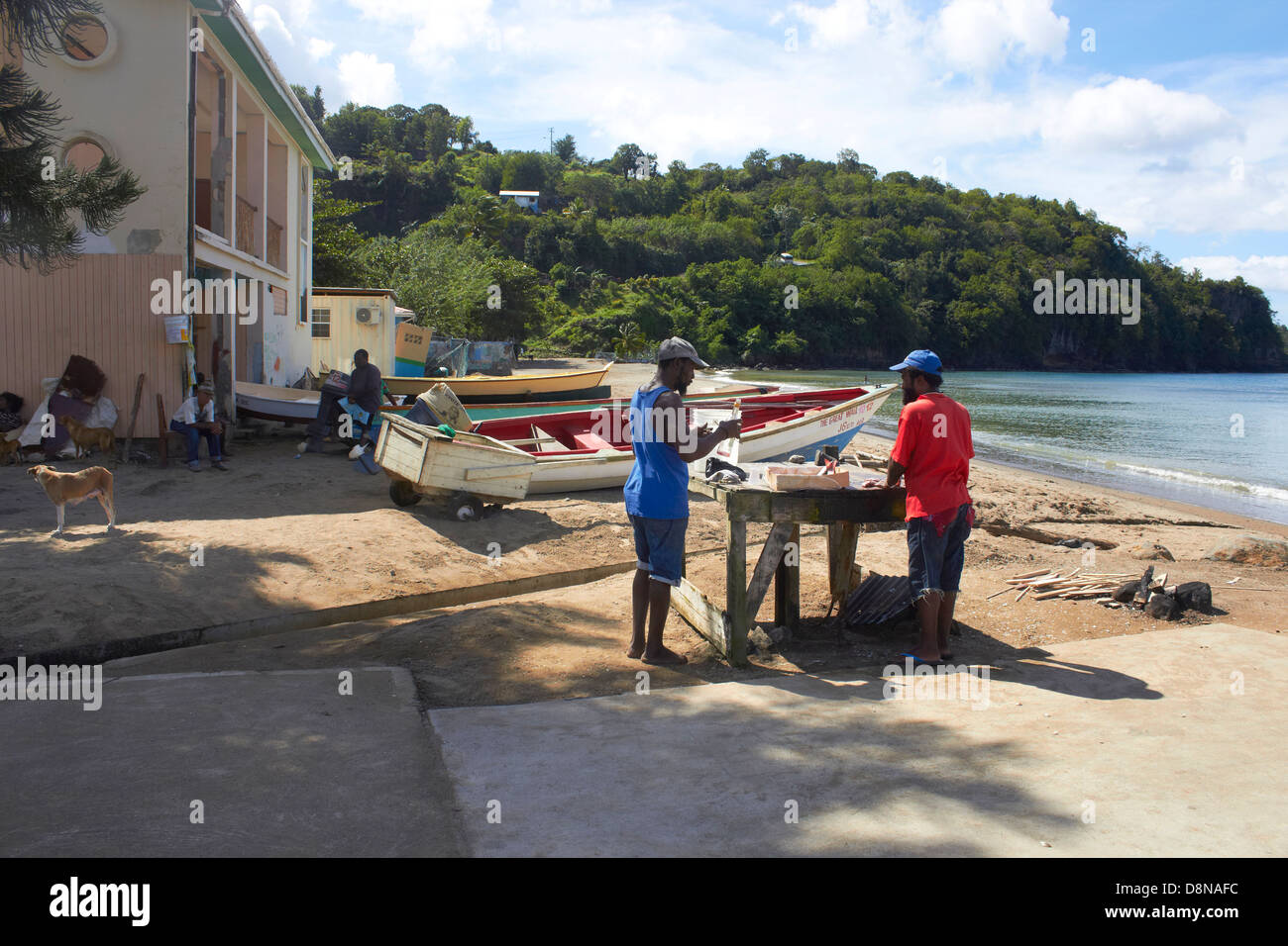 Saint Lucia Marigot Bay isola dei Caraibi Foto Stock