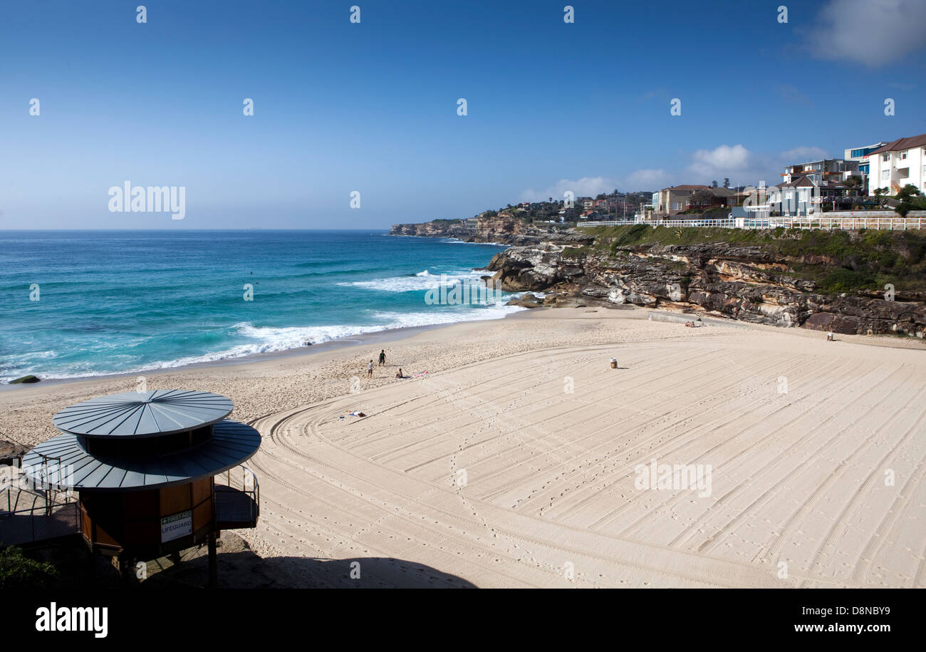 Una vista della spiaggia di Tamarama a Sydney in Australia Foto Stock