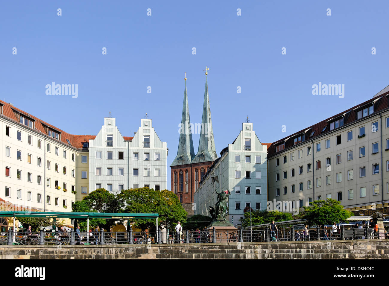 Quartiere Nikolai, Berlino, Germania, Europa Foto Stock