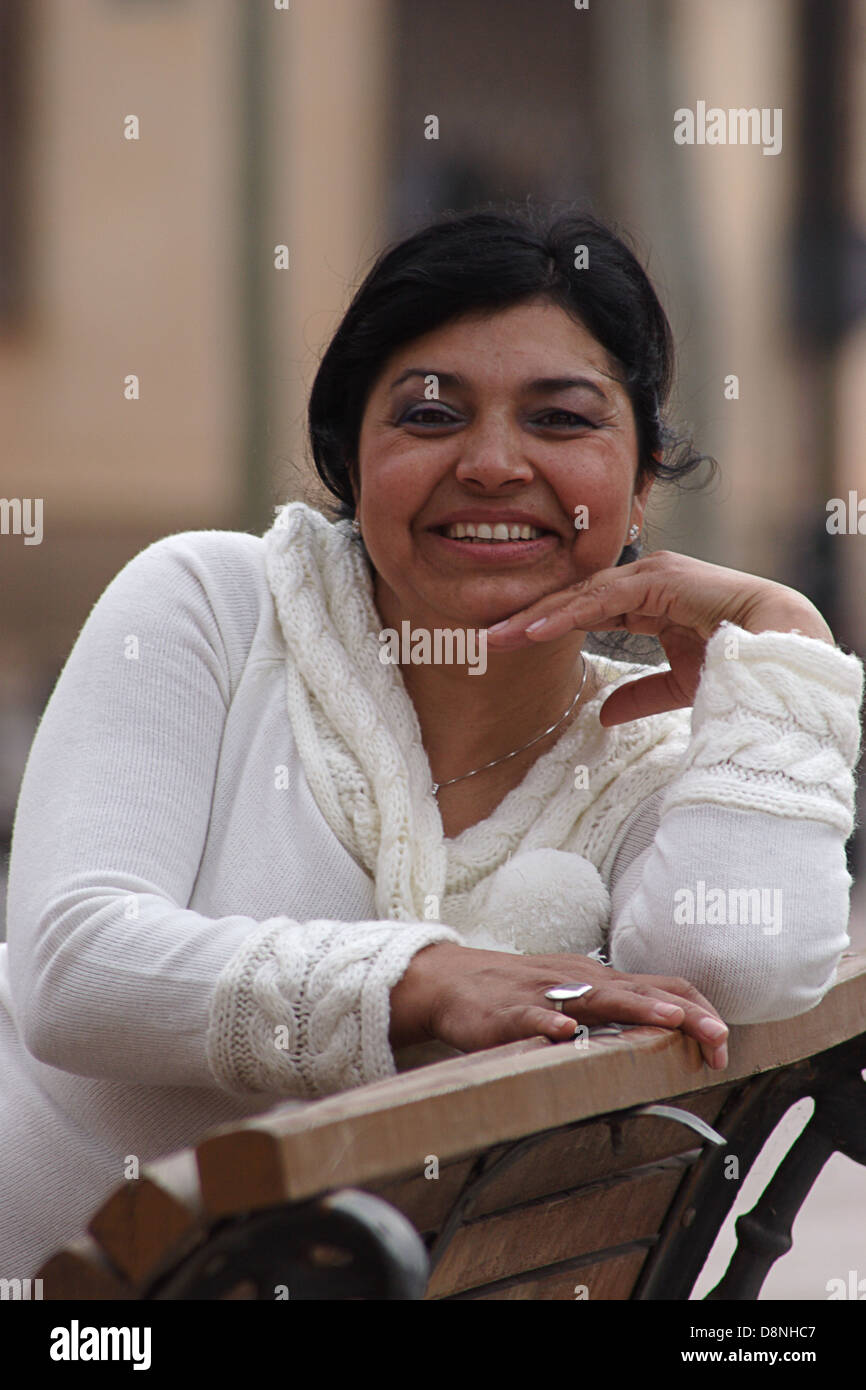 Di mezza età donna rumena Foto Stock