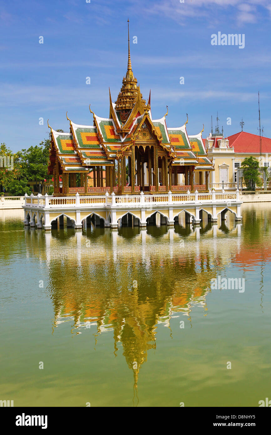 Aisawan-Dhipaya-Asana Pavilion, il Palazzo Estivo di Bang Pa-In, Ayutthaya, Thailandia Foto Stock