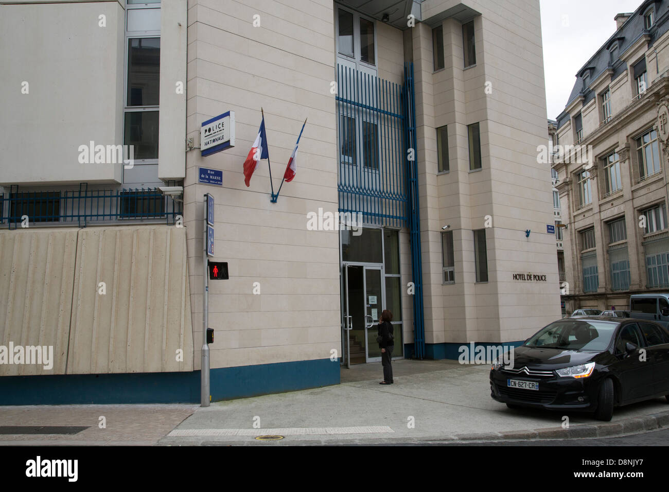 Poitiers principale stazione di polizia sede HQ Foto Stock