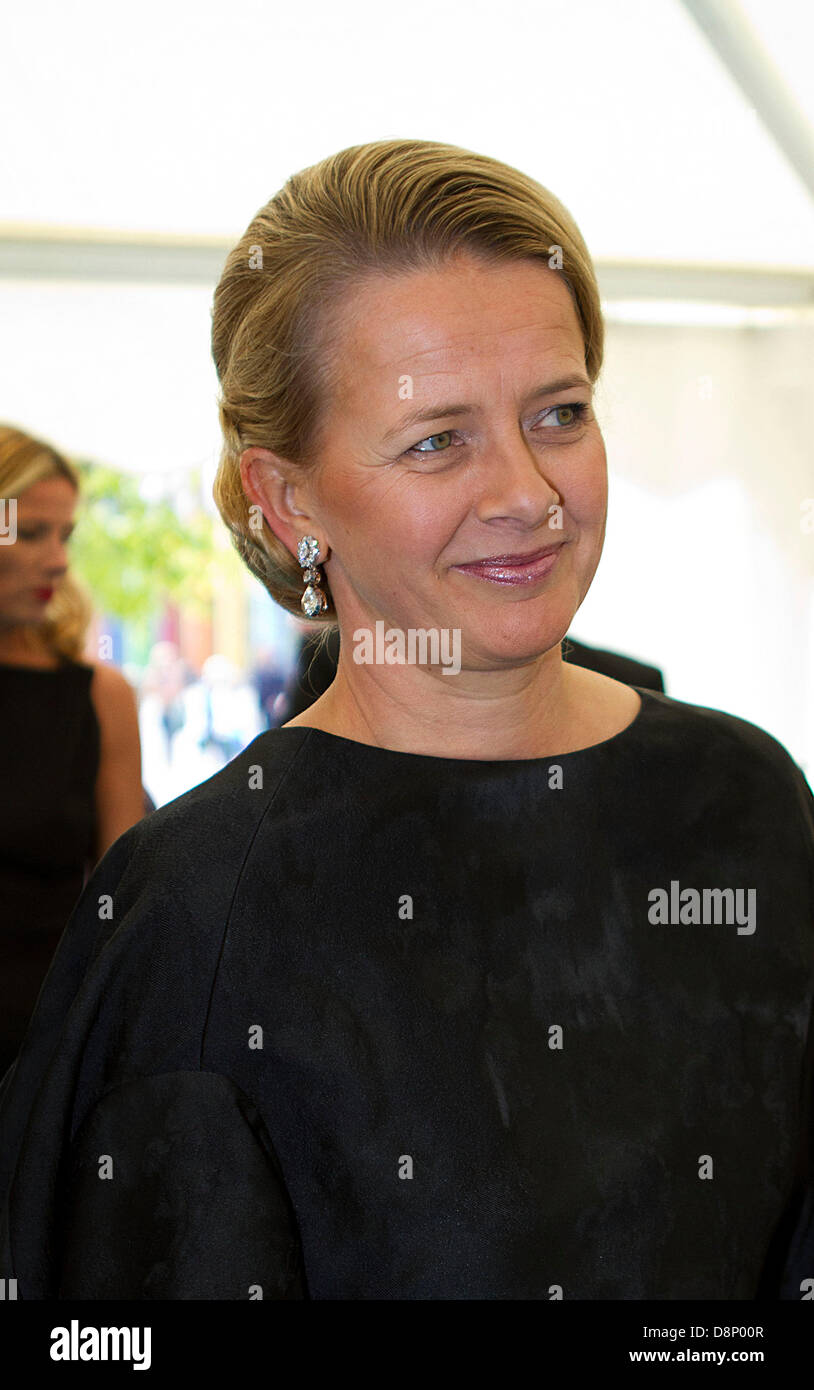 Amsterdam, Paesi Bassi. Il 1 giugno, 2013. La principessa Mabel dei Paesi Bassi assiste il AmsterdamDiner all'Heineken Music Hall di Amsterdam, 1 giugno 2013. Foto: Albert Nieboer/dpa/Alamy Live News Foto Stock