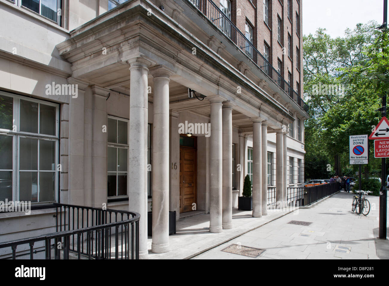 Bloomsbury Mansions Russell Square London WC1 Foto Stock