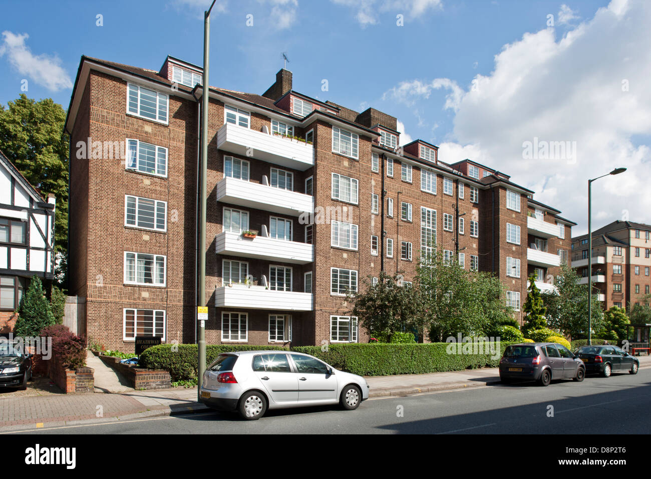 Corte Heathway Finchley Road London NW3 Foto Stock
