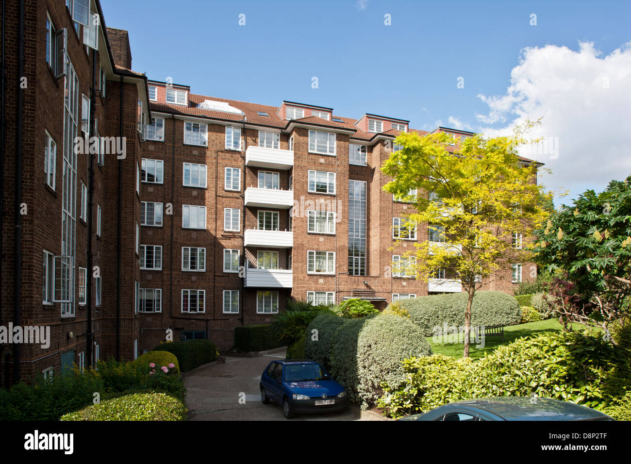 Corte Heathway Finchley Road London NW3 Foto Stock