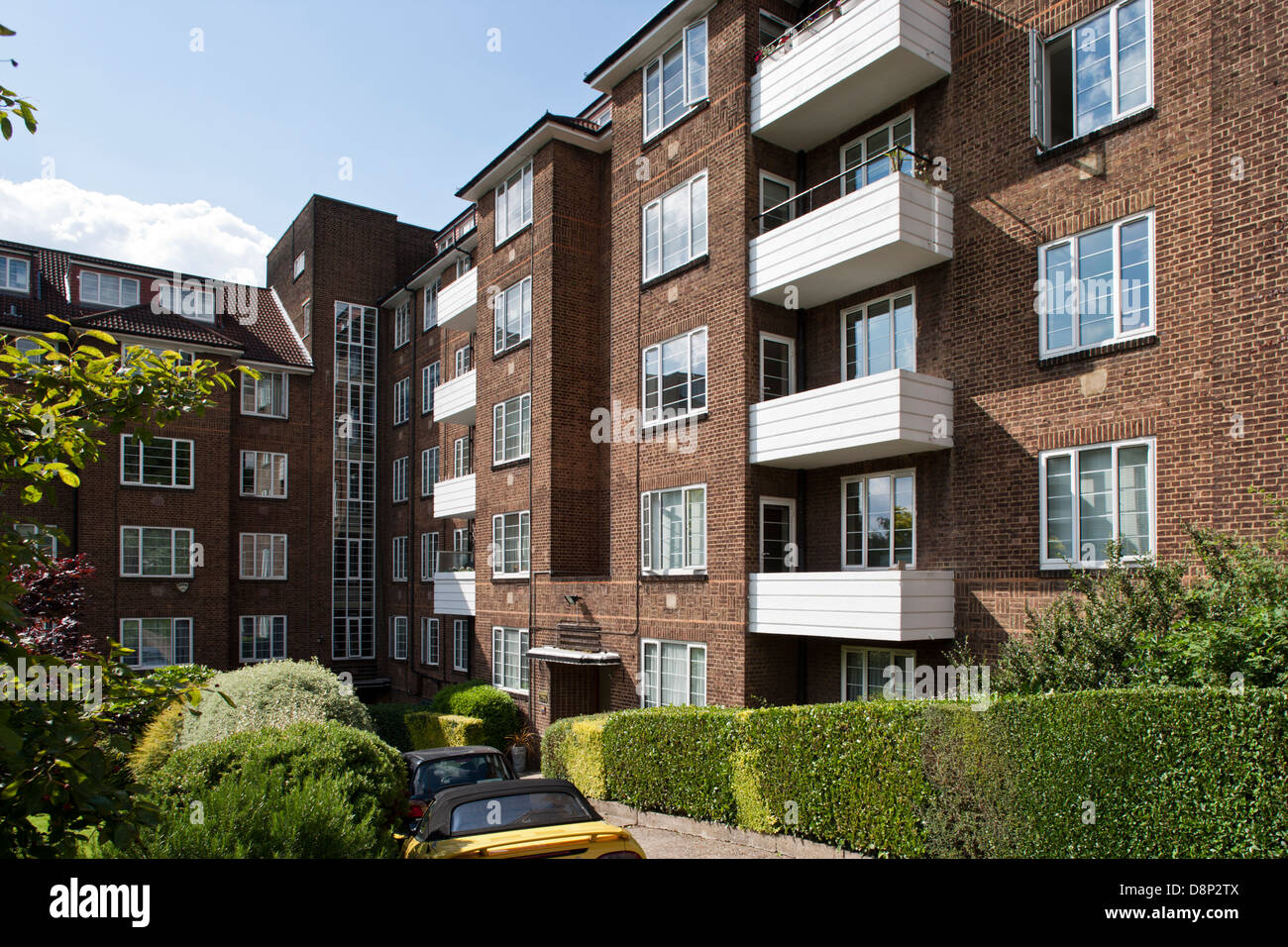 Corte Heathway Finchley Road London NW3 Foto Stock