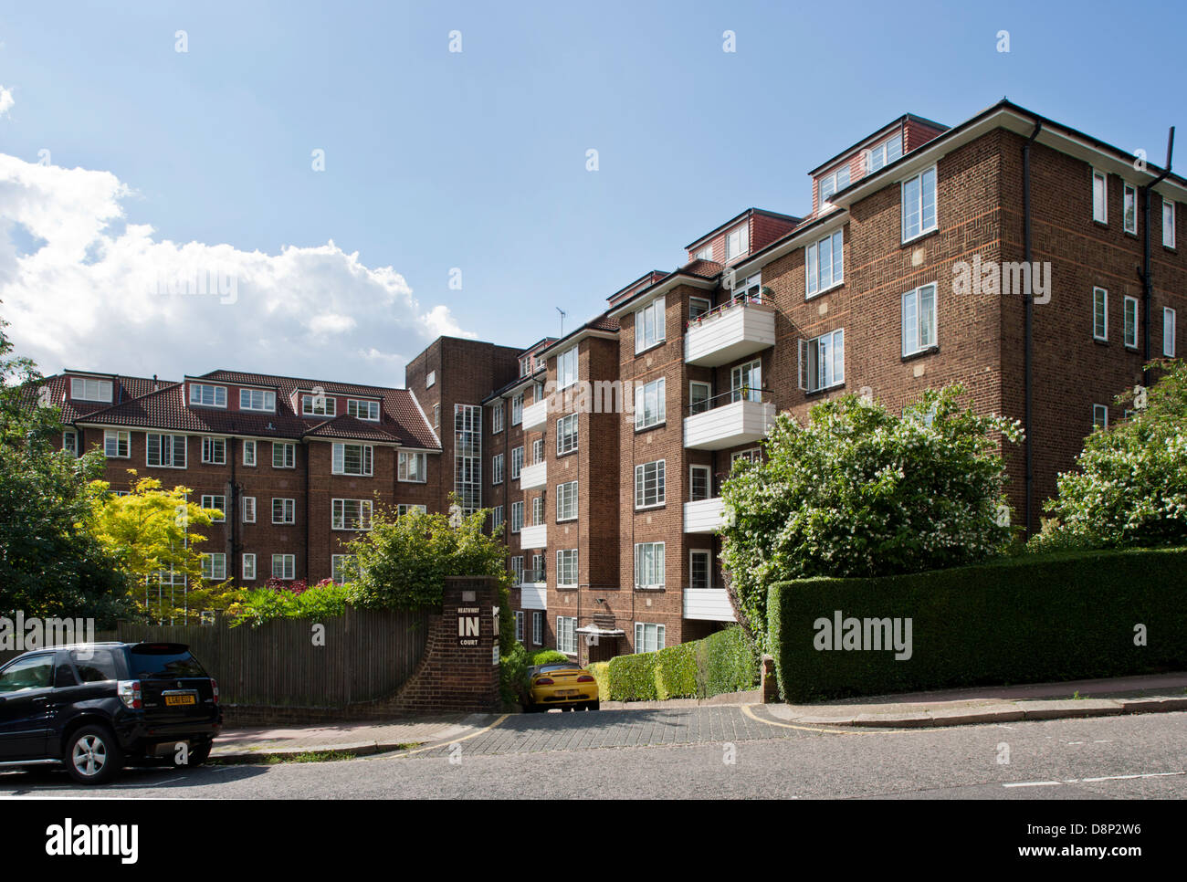 Corte Heathway Finchley Road London NW3 Foto Stock