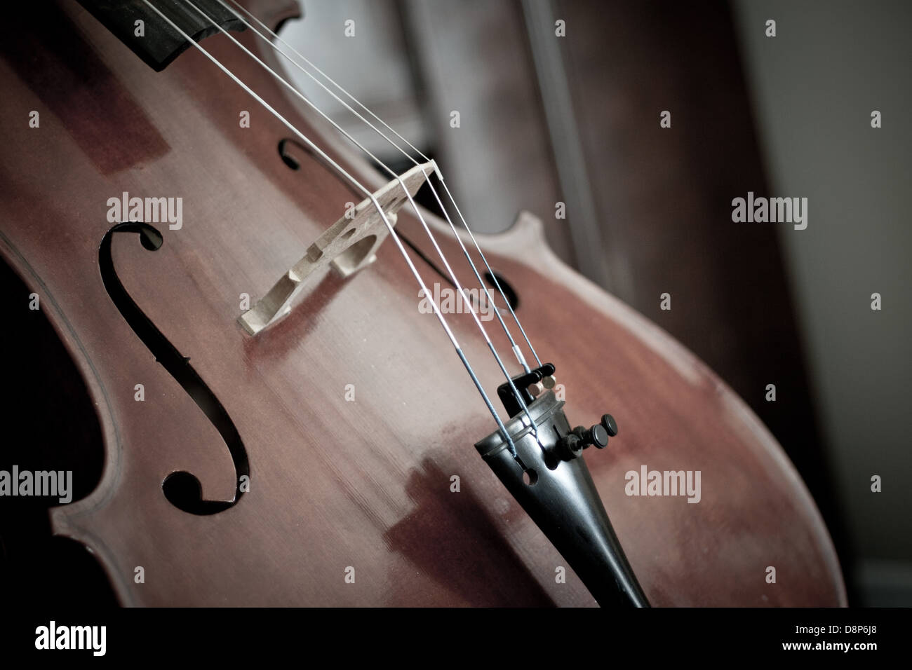 Violoncello particolare strumento musicale a corda Foto Stock