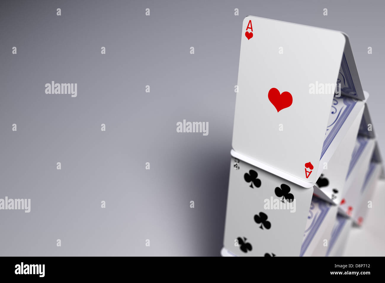 House of cards Foto Stock