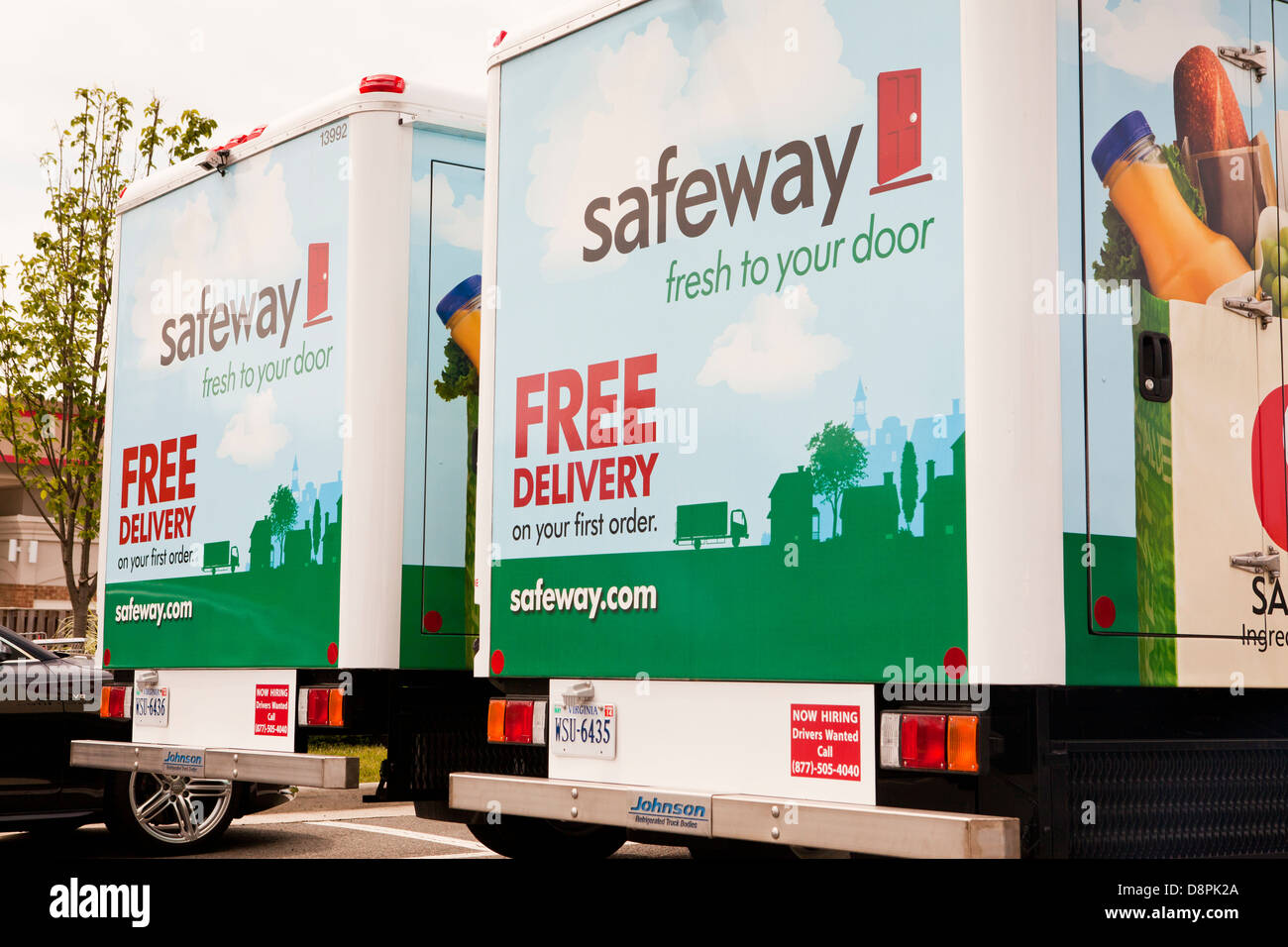 Safeway home camion di consegna Foto Stock