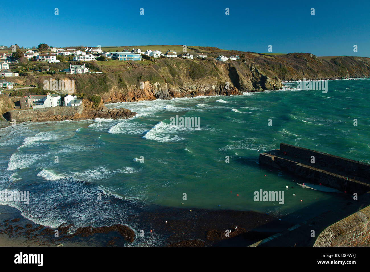 Gorran Haven sulla penisola di Roseland, Cornwall Foto Stock