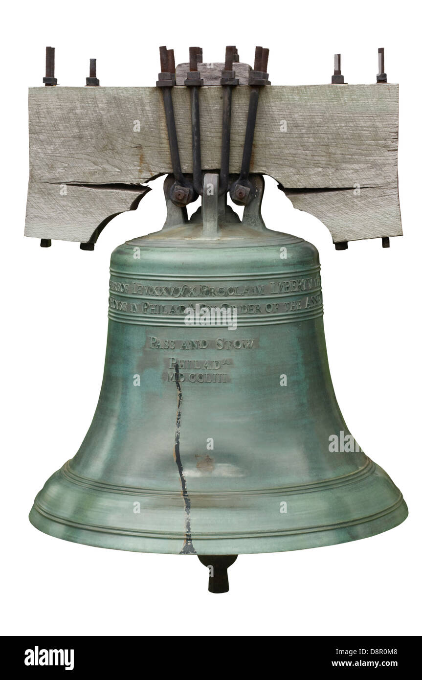 Liberty Bell replica, Tennessee State Capitol motivi, Nashville. Fotografia digitale Foto Stock