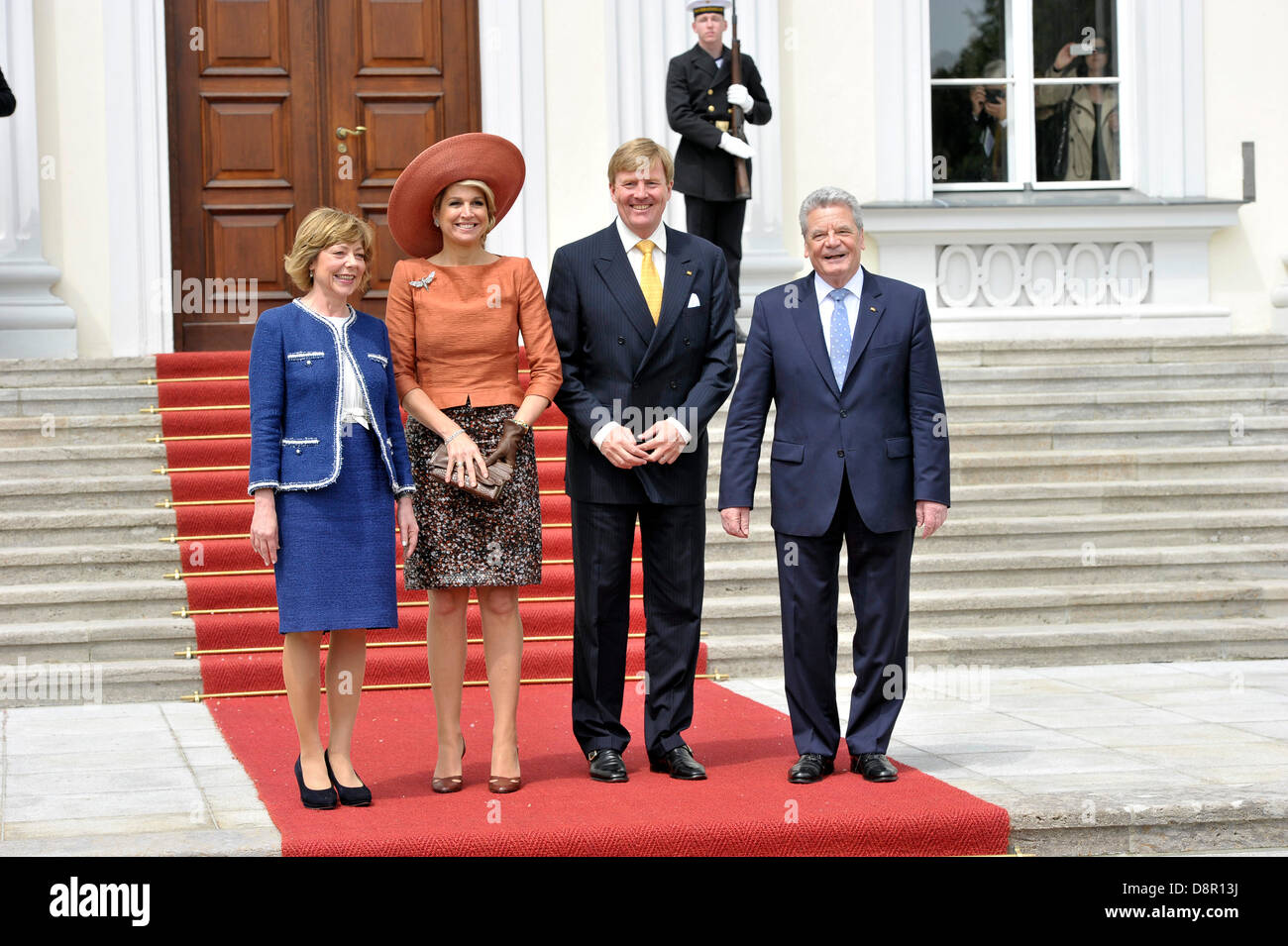 Berlino, Germania. 3 Giugno 2013.L'Olandese Willem-Alexander re e regina Maxima su una due giorni di visita in Germania. Giugno 3rd, 2013. Credito: dpa picture alliance/Alamy Live News Foto Stock