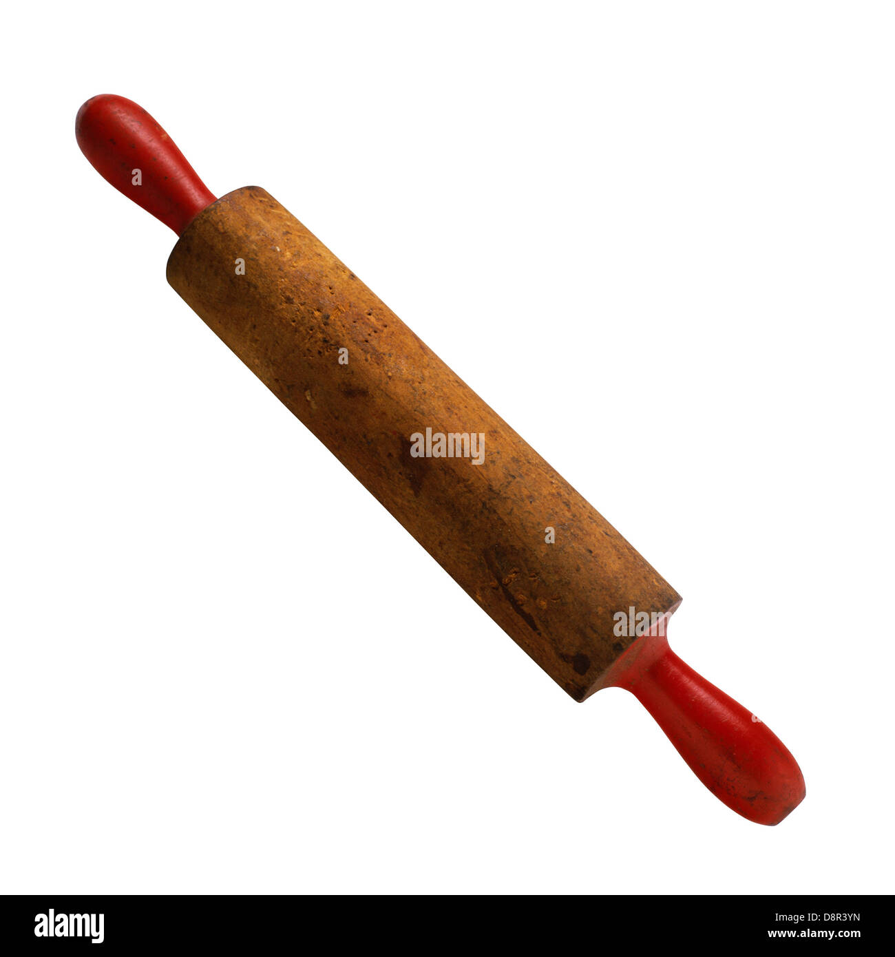 La laminazione di legno pin isolato su bianco Foto Stock