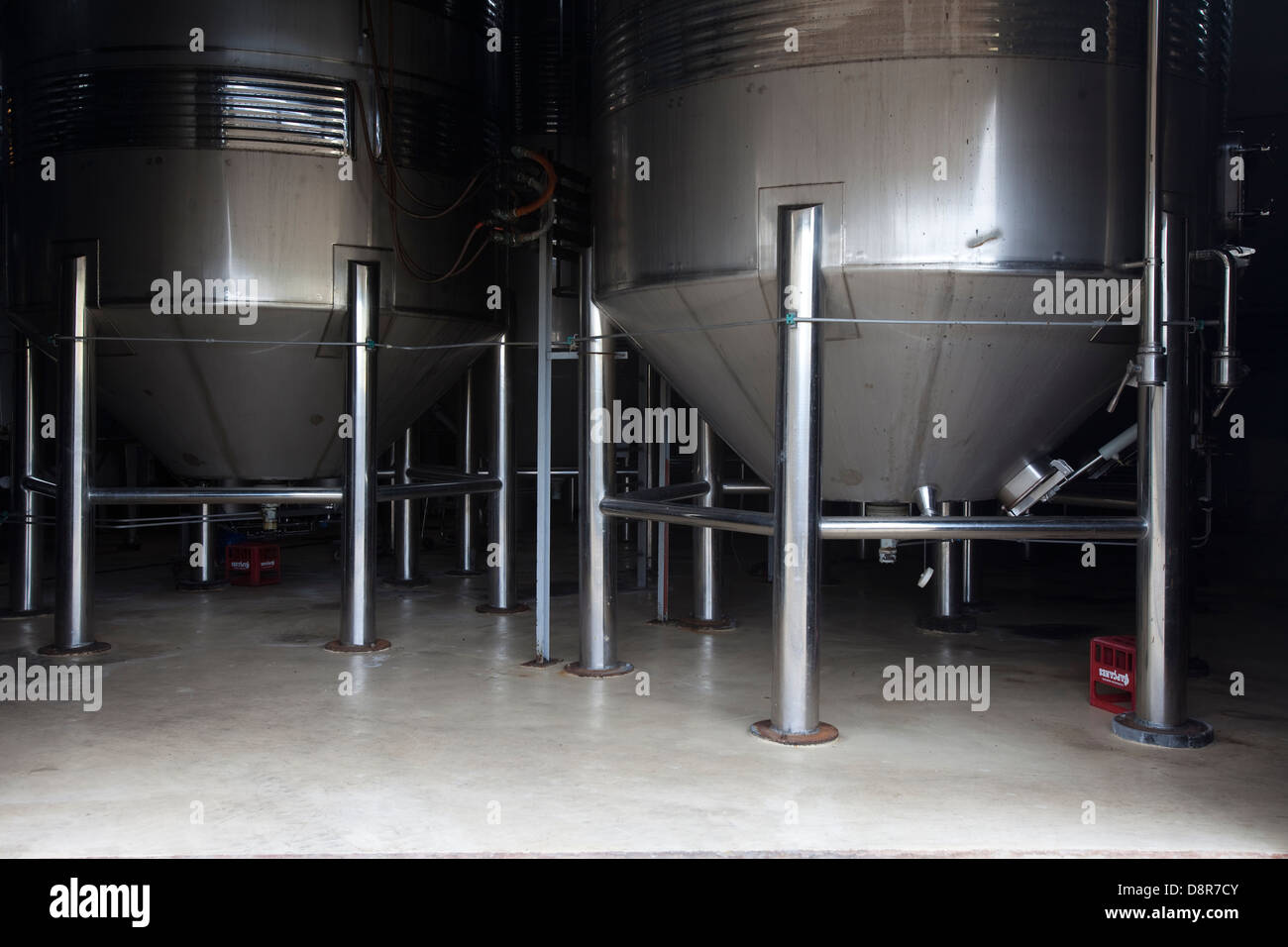 Vasi grandi di vino Foto Stock