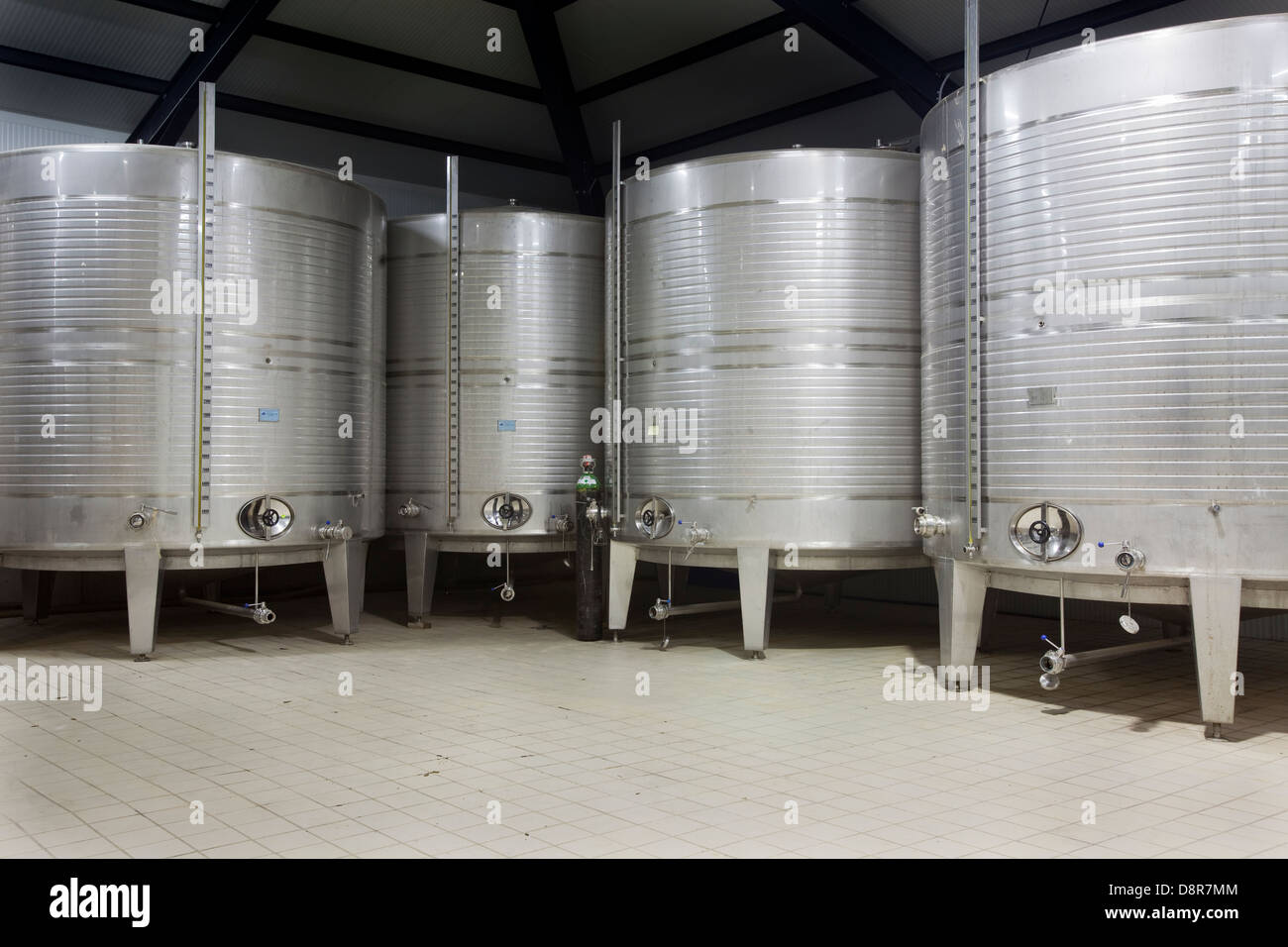 Vasi grandi di vino Foto Stock