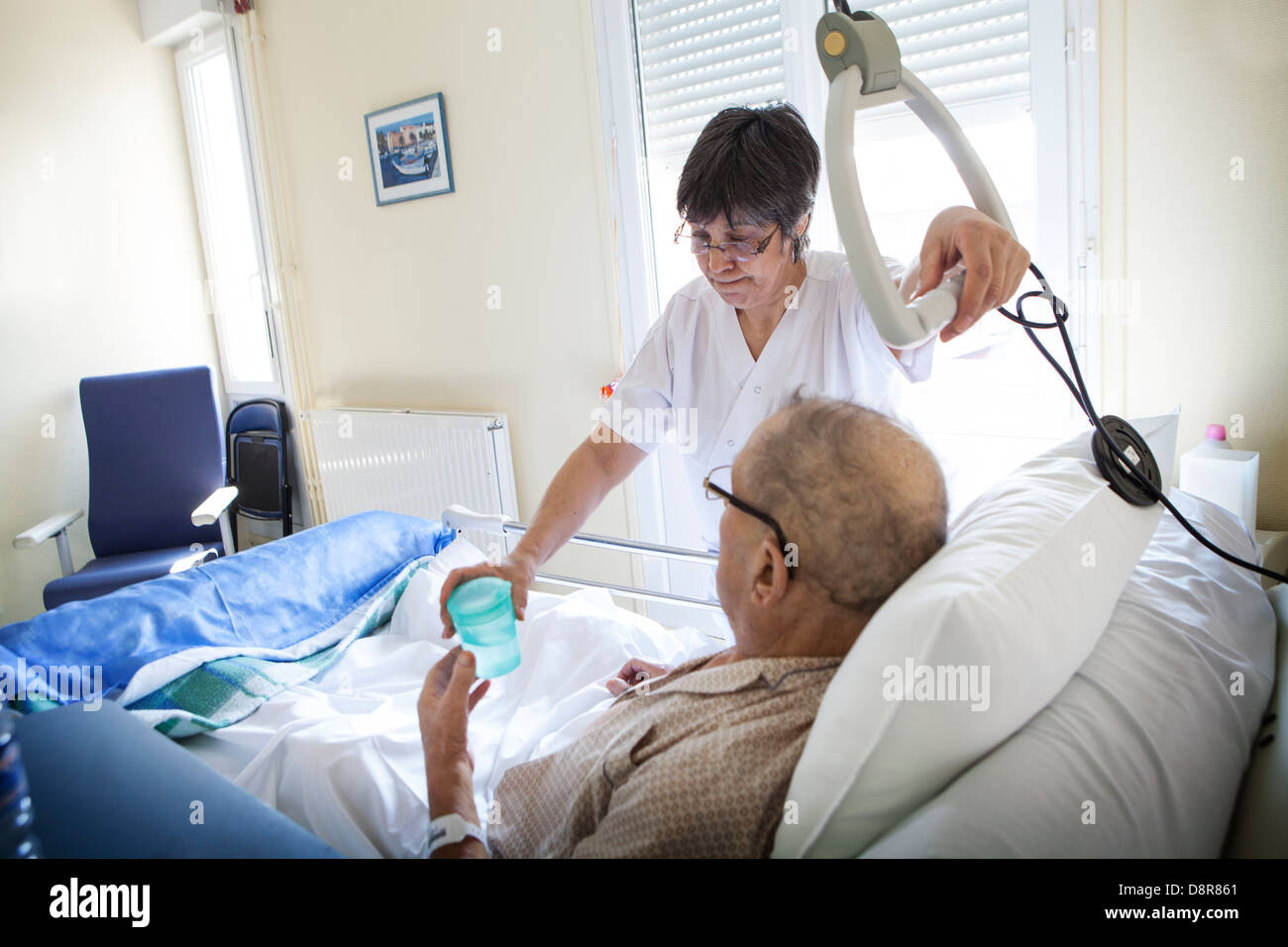 Le cure palliative unità Foto Stock