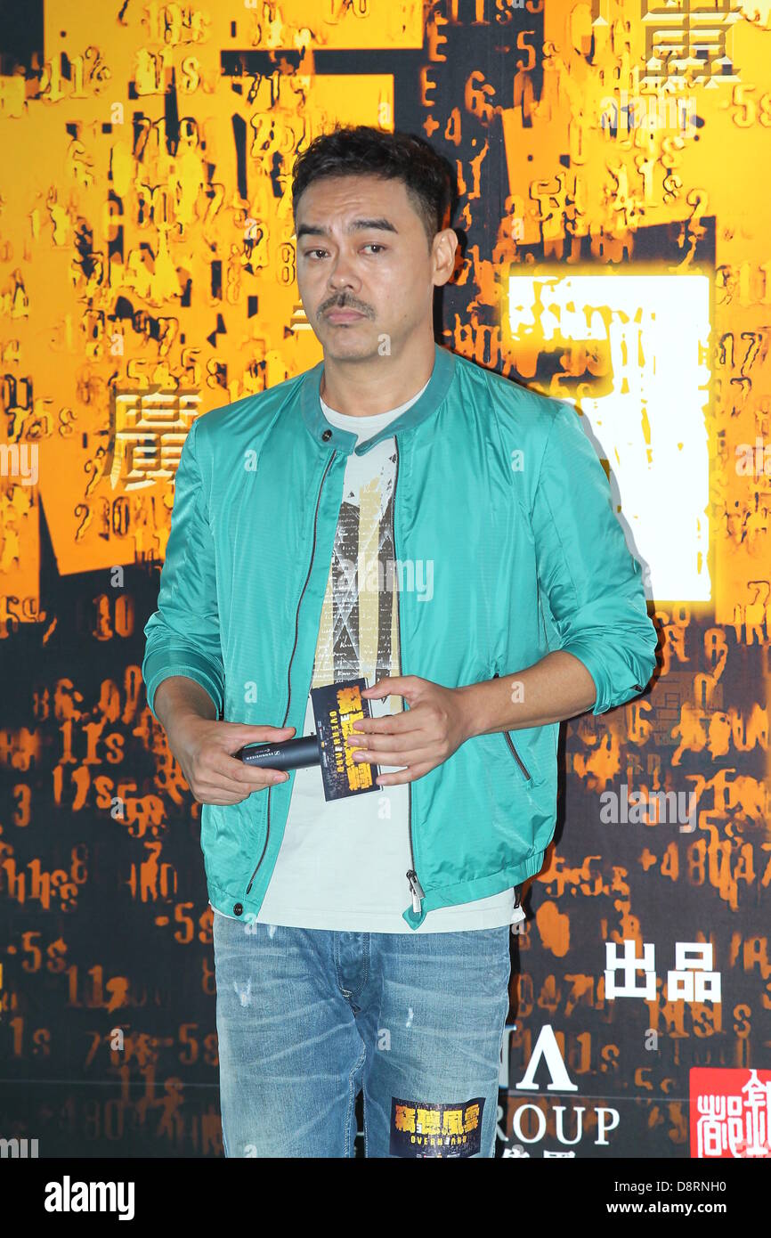 Louis Koo alla cerimonia di apertura del film intercettate 3 di Hong Kong, Cina Lunedì 03 Giugno, 2013. Foto Stock