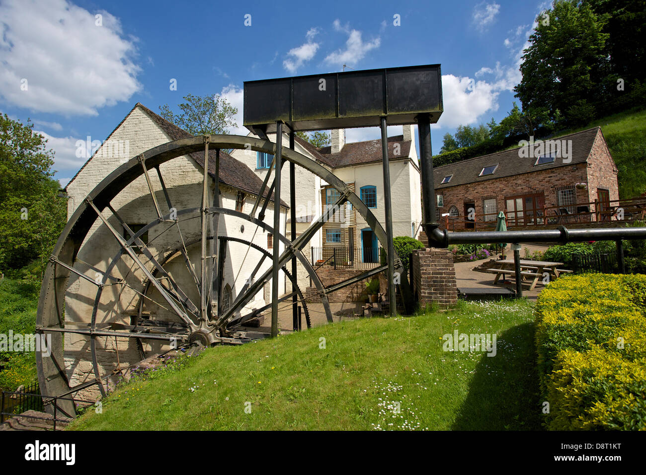 Daniels Mill, Bridgnorth Shropshire - il più grande Waterwheel Corn Mill in Englando Foto Stock