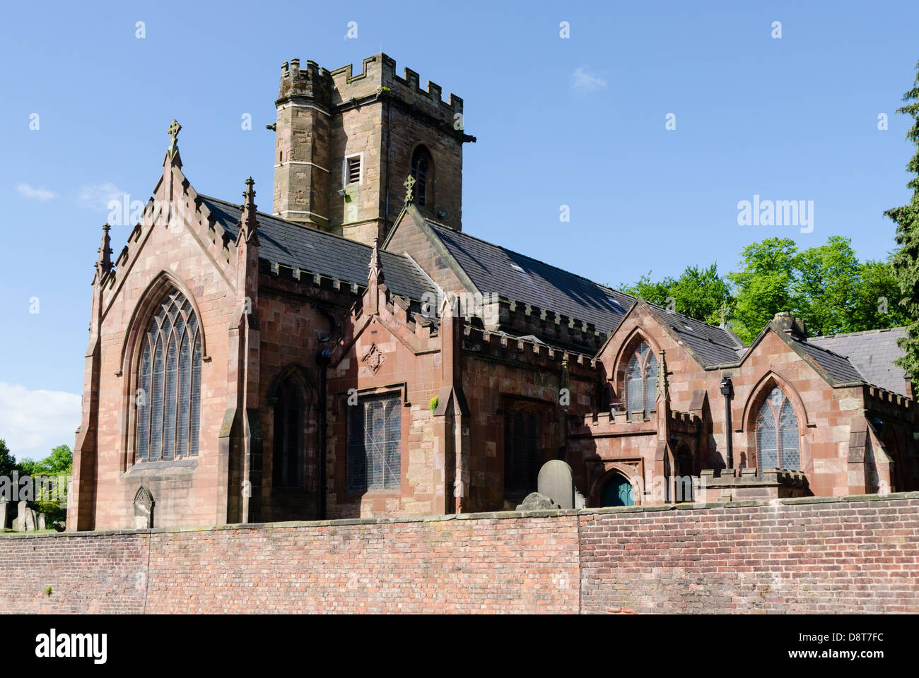 St Mary's parrocchia anglicana chiesa in Handsworth, Birmingham noto anche come Handsworth vecchia chiesa Foto Stock