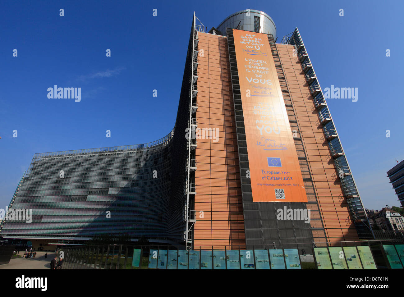 Belgio; Bruxelles; Commissione europea, Edificio Berlaymont, Foto Stock