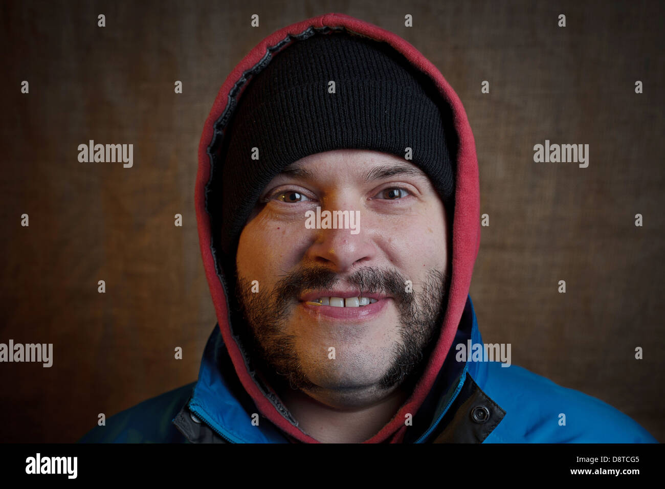 Gli uomini di Movember, ritratti di uomini che erano cresciuti i baffi per carità durante il mese di novembre 2012. Foto Stock