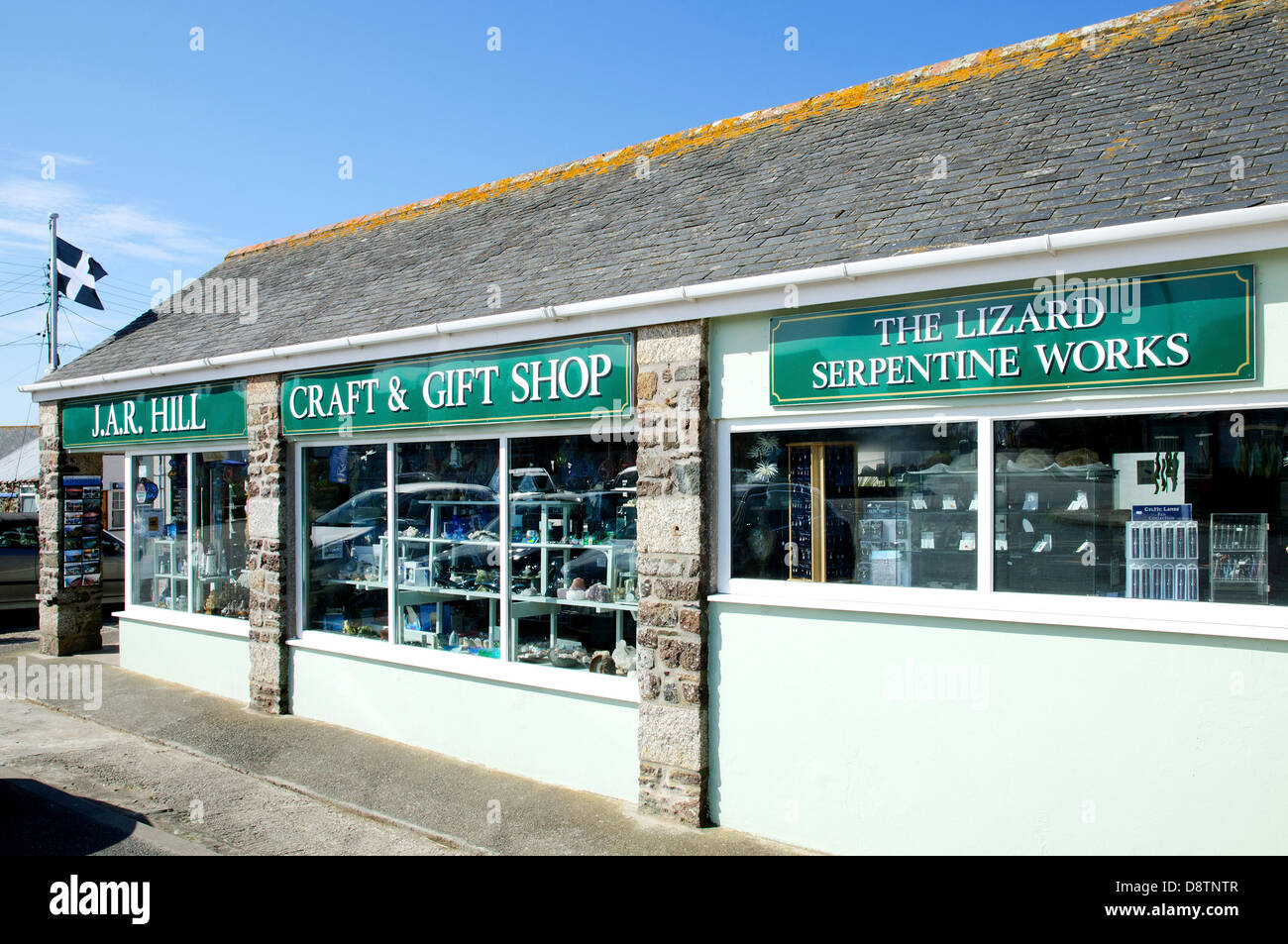 Un mestiere e negozio di articoli da regalo a Lizard in Cornovaglia, Regno Unito Foto Stock