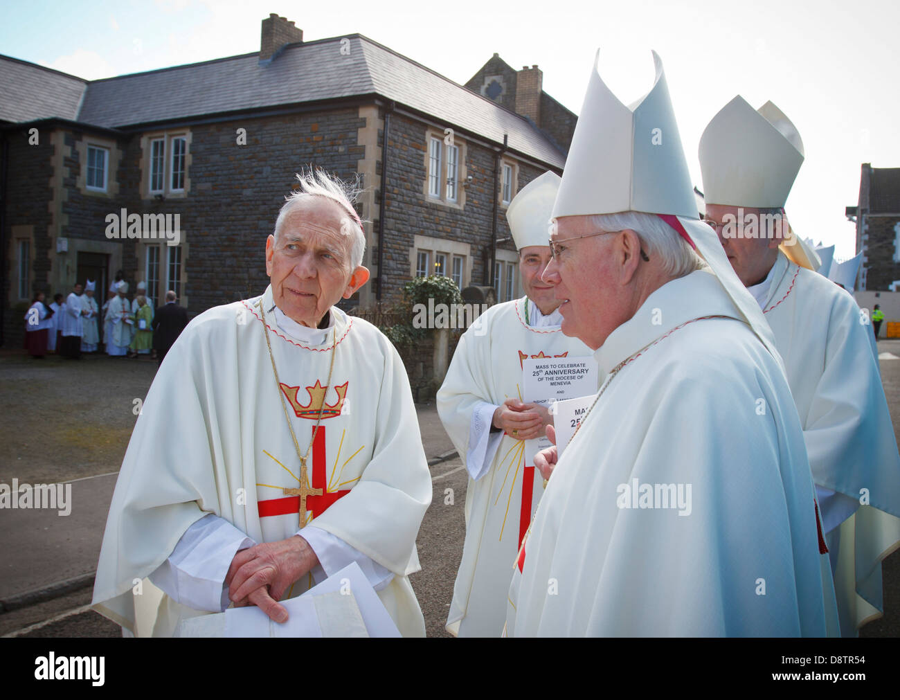 Messa cattolica, St Josephs cattedrale, Swansea, Galles del Sud. Foto Stock