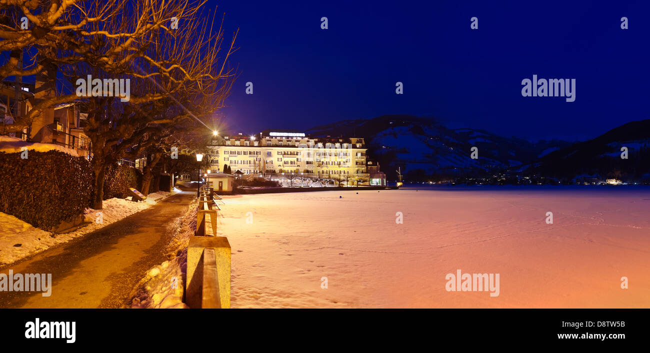 Montagne ski resort Zell am See - Austria Foto Stock