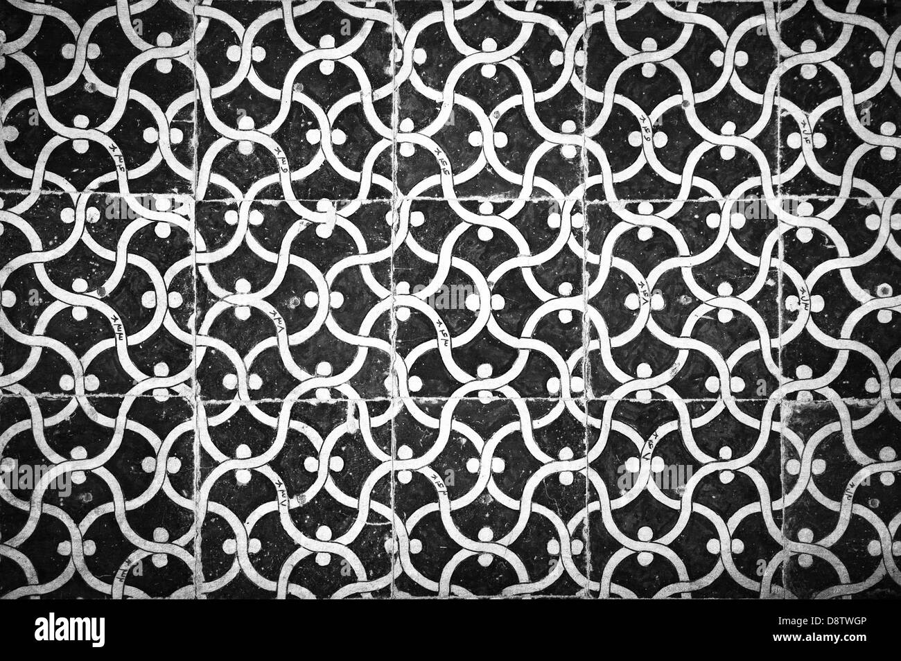 Grunge sfondo con decorazioni orientali Foto Stock