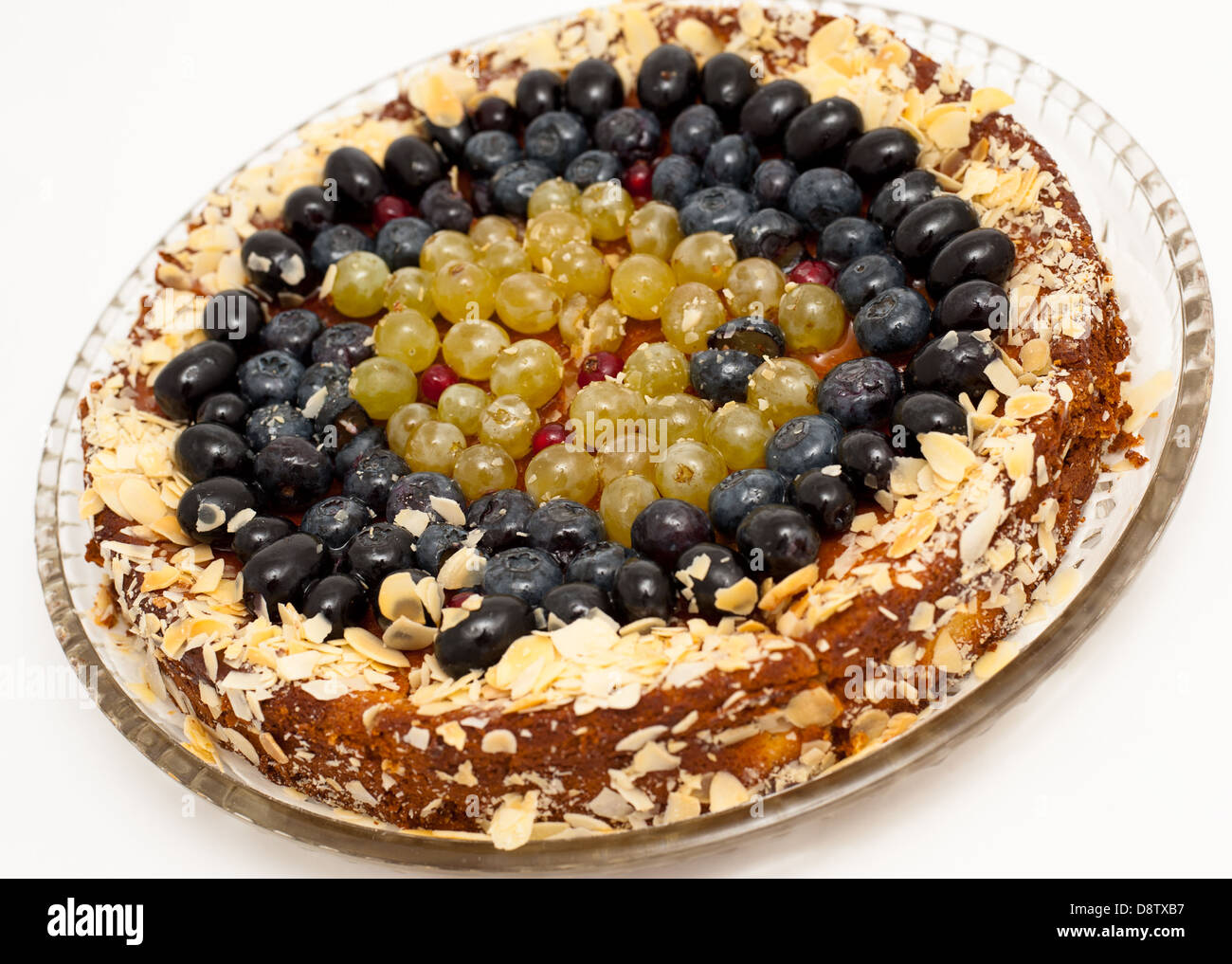 Cheesecake di uva Foto Stock