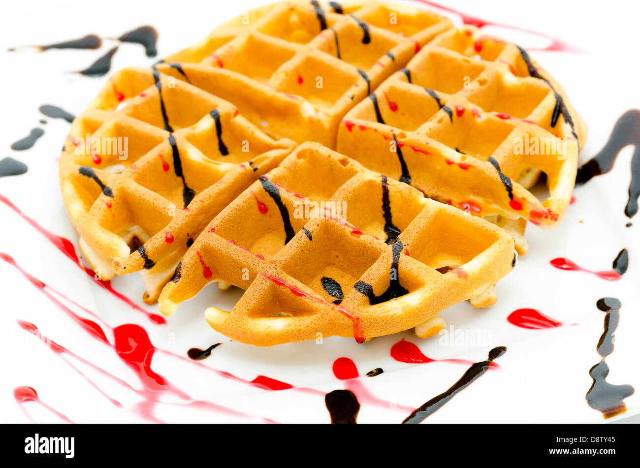 waffle Foto Stock