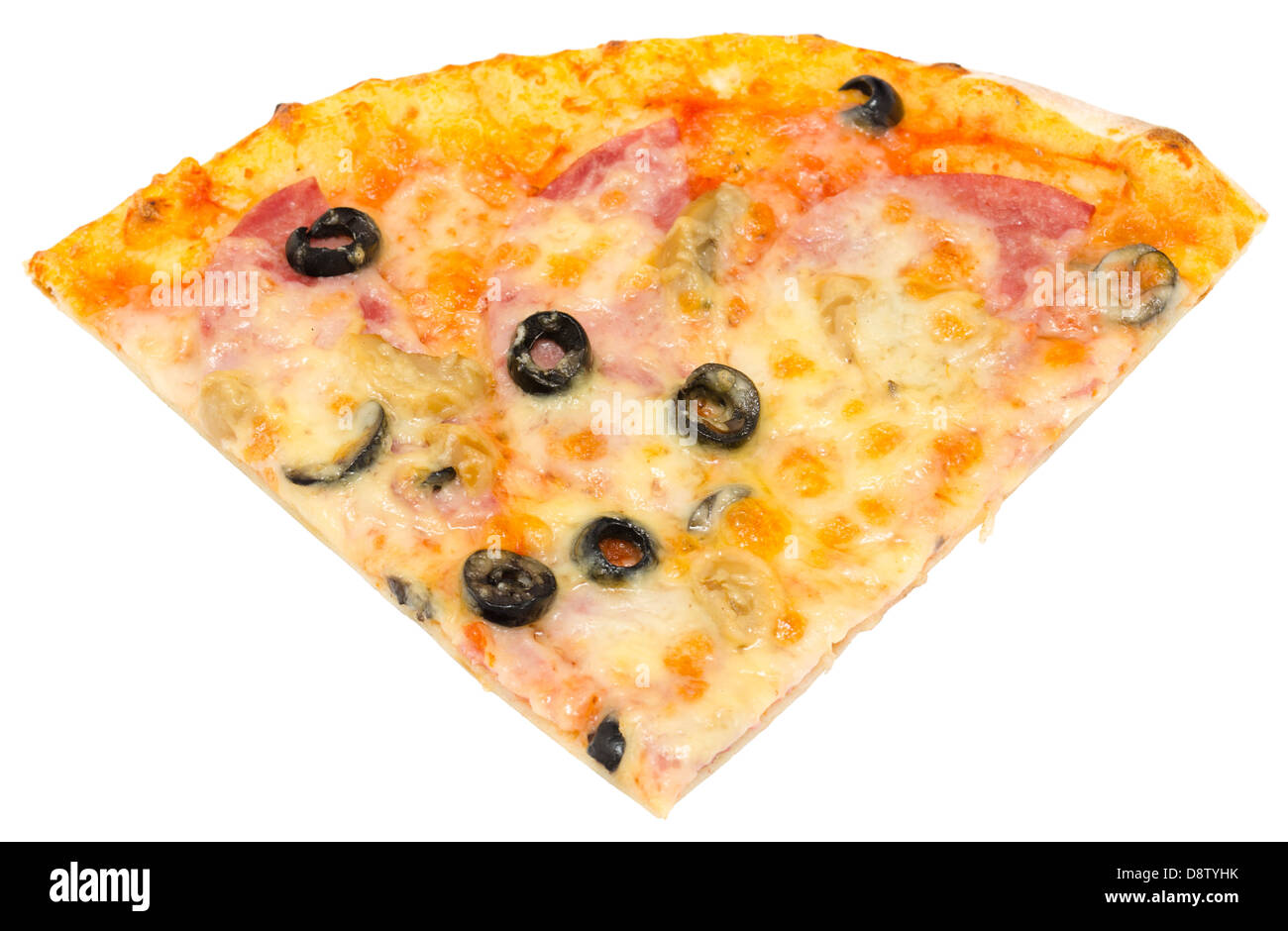 Trimestre di pizza Foto Stock
